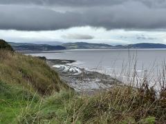 Watchet is peeping out on the left, Minehead in the distance, and Exmoor behind